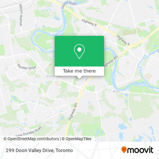 299 Doon Valley Drive map
