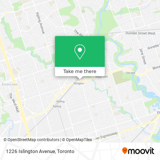 1226 Islington Avenue map