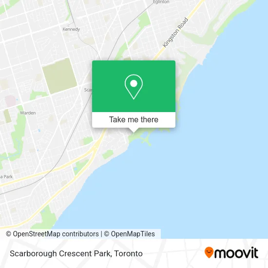Scarborough Crescent Park map