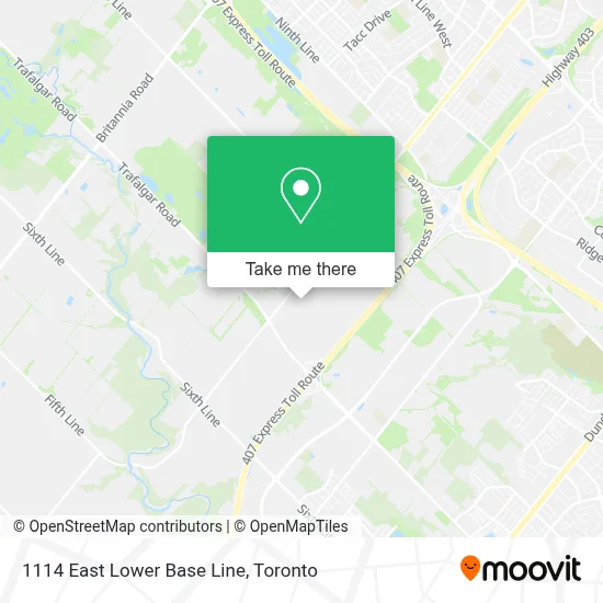 1114 East Lower Base Line map