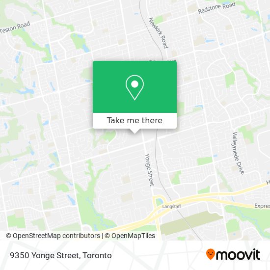 9350 Yonge Street plan