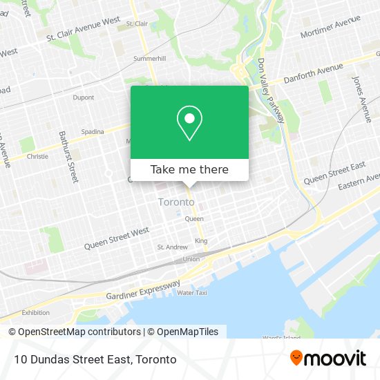 10 Dundas Street East map
