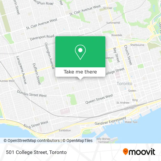 501 College Street map