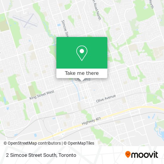 2 Simcoe Street South map