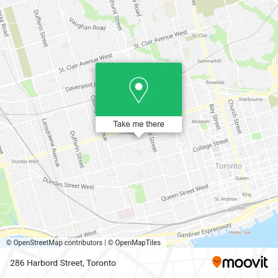 286 Harbord Street map