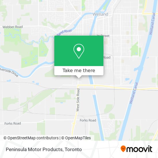 Peninsula Motor Products map