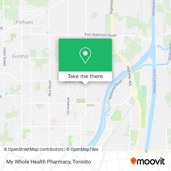 My Whole Health Pharmacy map