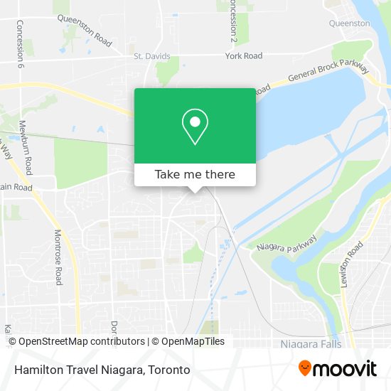 Hamilton Travel Niagara plan