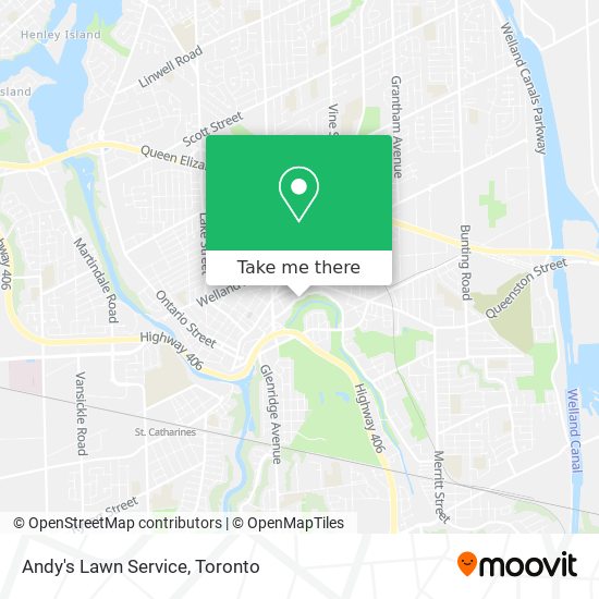 Andy's Lawn Service map