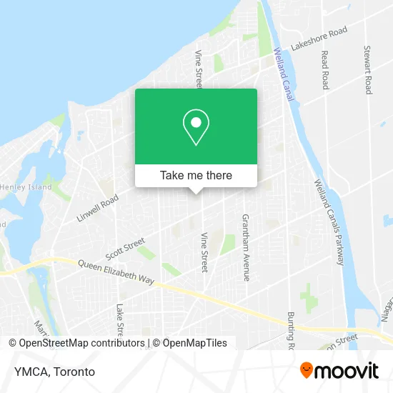 YMCA map