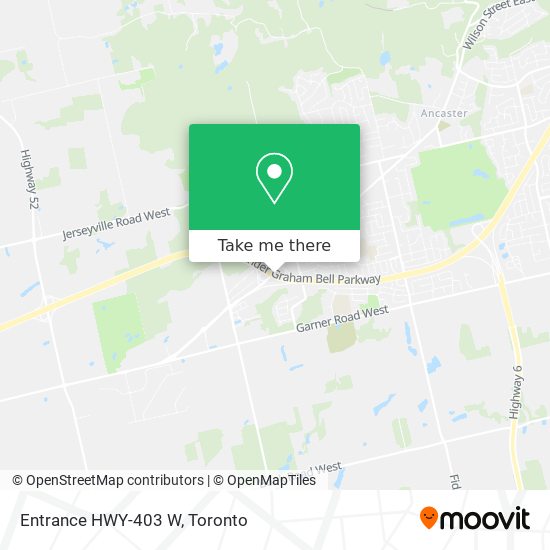 Entrance HWY-403 W plan