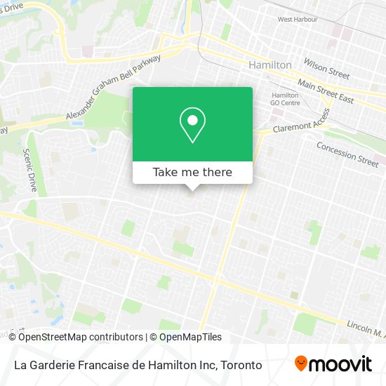 La Garderie Francaise de Hamilton Inc map