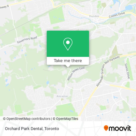 Orchard Park Dental map