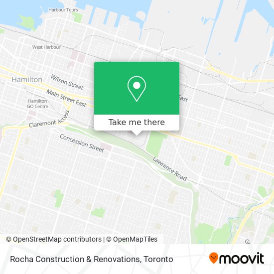 Rocha Construction & Renovations map