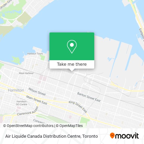 Air Liquide Canada Distribution Centre map