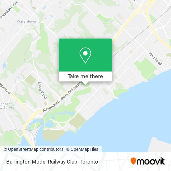 Burlington Model Railway Club plan