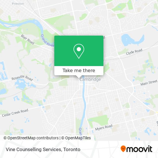 Vine Counselling Services map