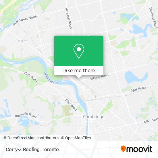 Corry-Z Roofing map