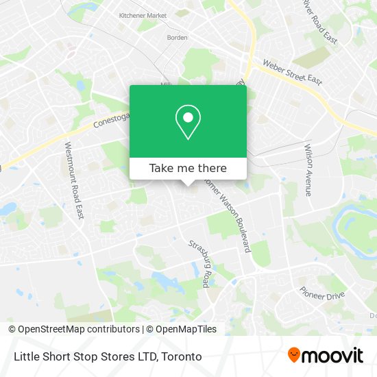 Little Short Stop Stores LTD map