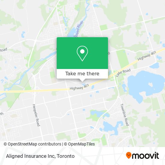 Aligned Insurance Inc map