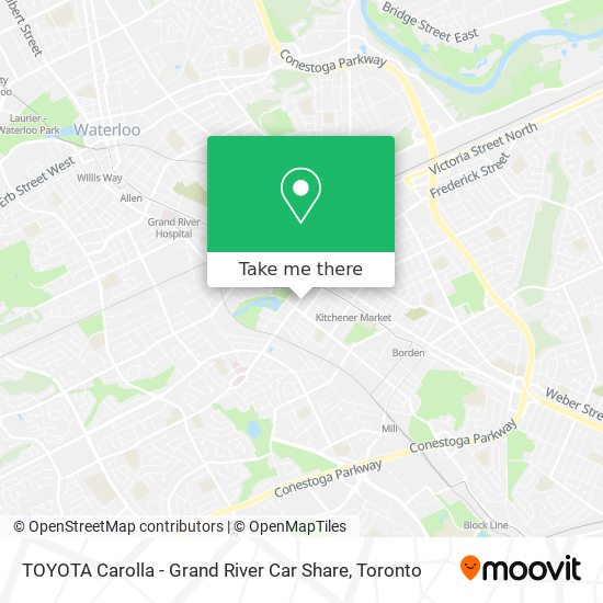 TOYOTA Carolla - Grand River Car Share plan