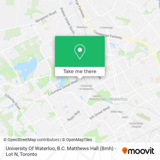 University Of Waterloo, B.C. Matthews Hall (Bmh) - Lot N plan