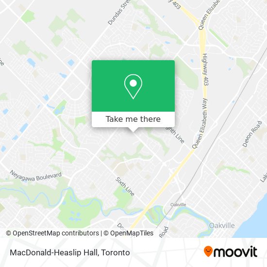 MacDonald-Heaslip Hall map
