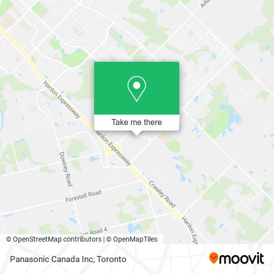 Panasonic Canada Inc map