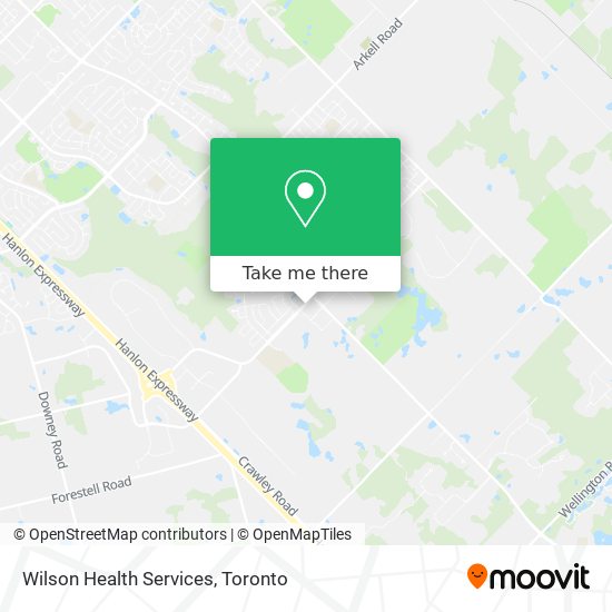 Wilson Health Services map