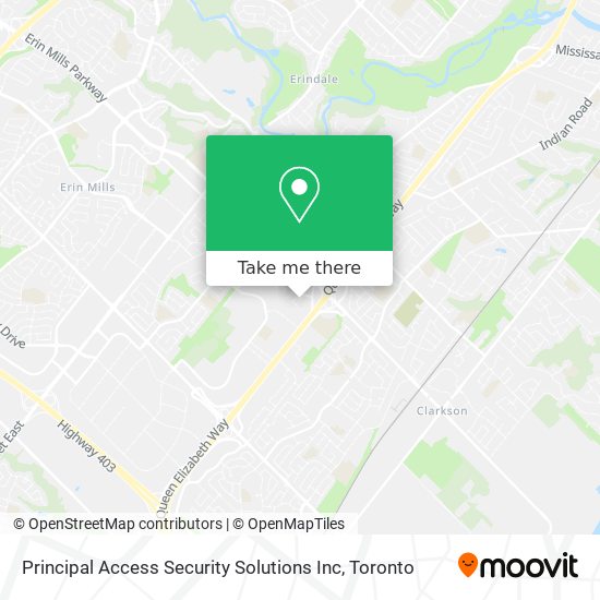 Principal Access Security Solutions Inc map