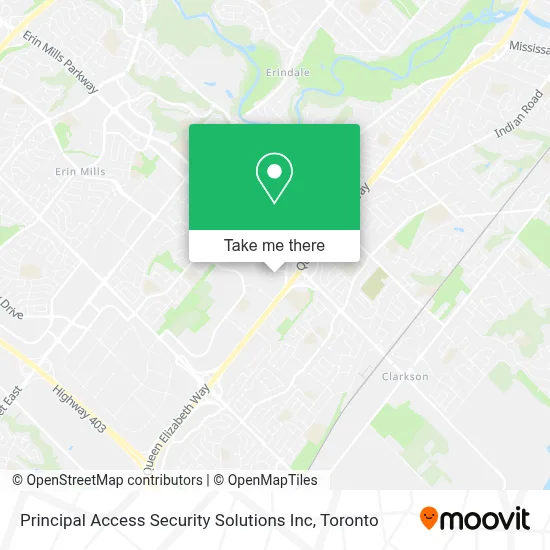 Principal Access Security Solutions Inc map