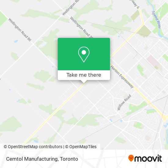 Cemtol Manufacturing map