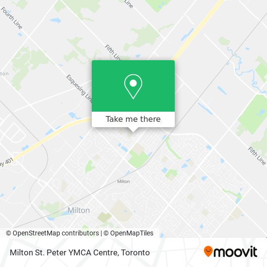 Milton St. Peter YMCA Centre map