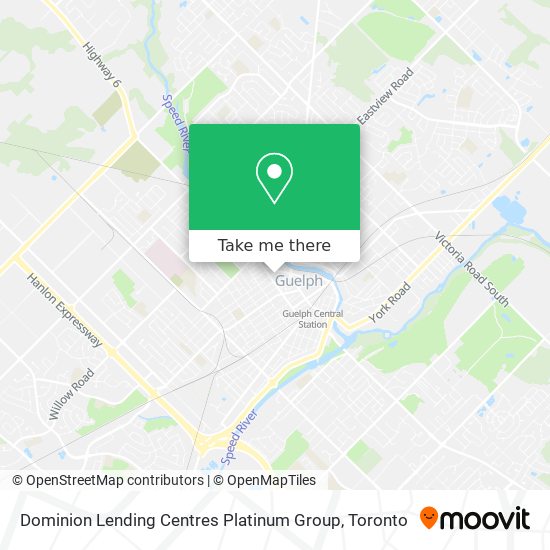 Dominion Lending Centres Platinum Group map