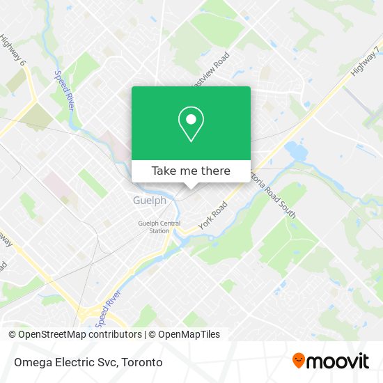 Omega Electric Svc map