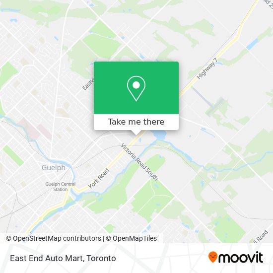 East End Auto Mart map