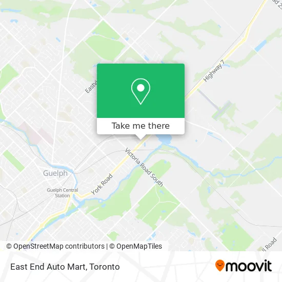 East End Auto Mart map