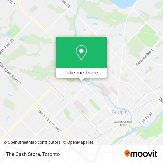 The Cash Store map