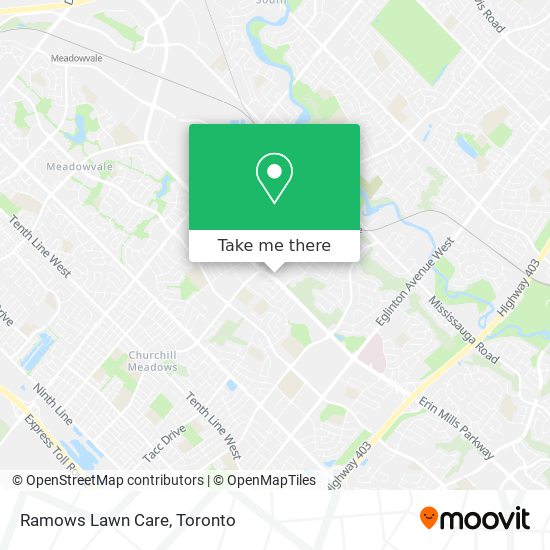 Ramows Lawn Care map