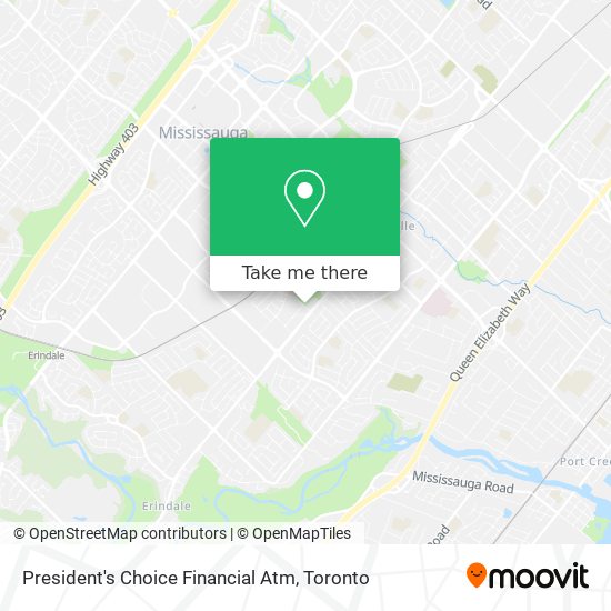 President's Choice Financial Atm map