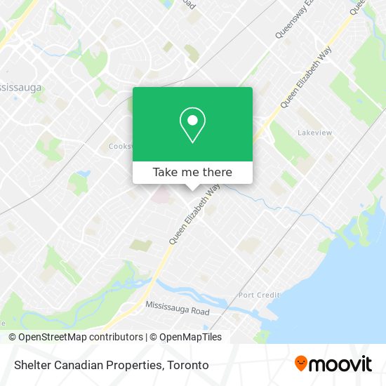 Shelter Canadian Properties map