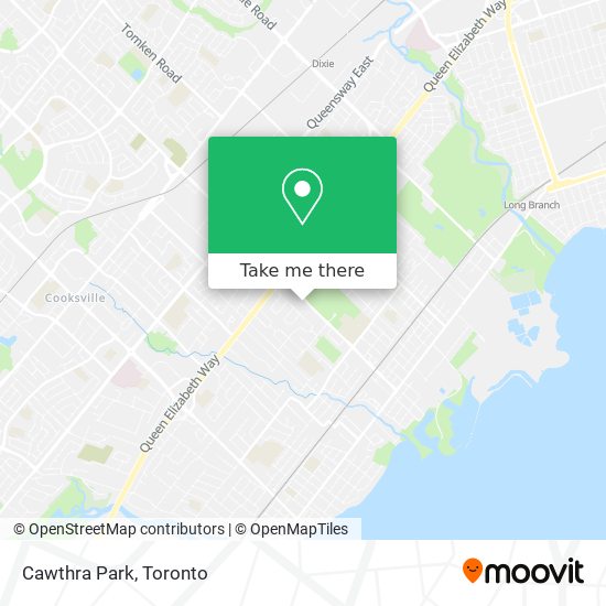 Cawthra Park map