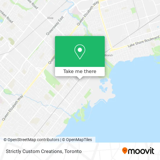 Strictly Custom Creations map