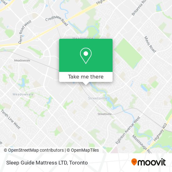 Sleep Guide Mattress LTD map