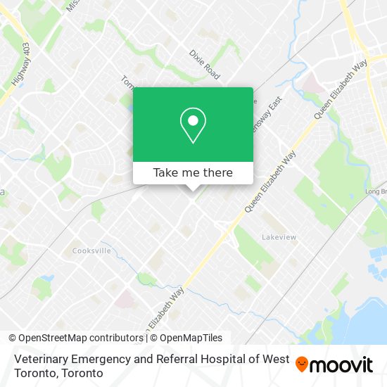 Veterinary Emergency and Referral Hospital of West Toronto plan
