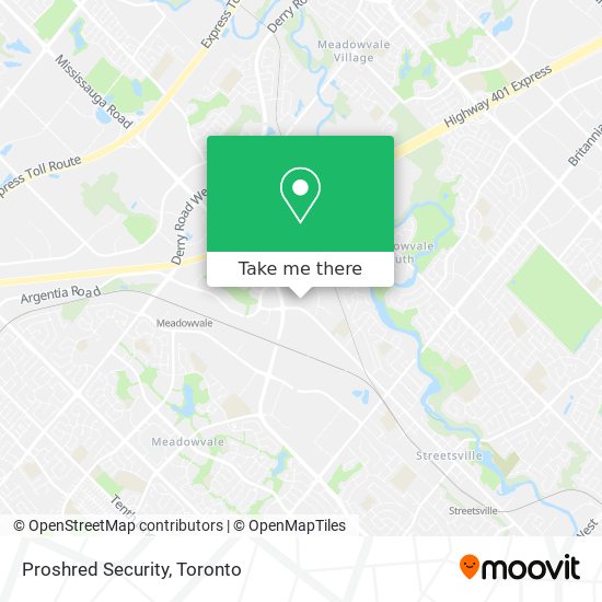 Proshred Security map