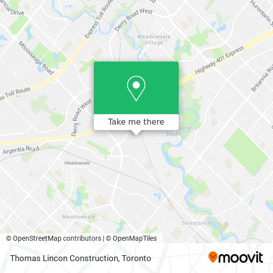 Thomas Lincon Construction map