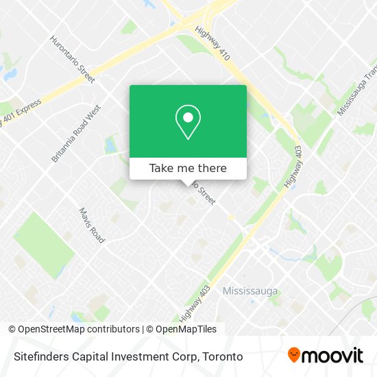 Sitefinders Capital Investment Corp map