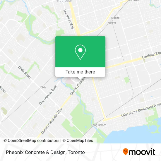 Pheonix Concrete & Design map