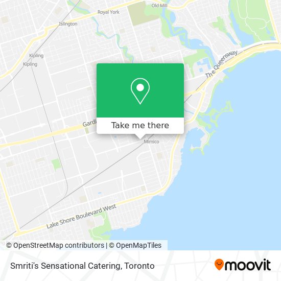 Smriti's Sensational Catering map